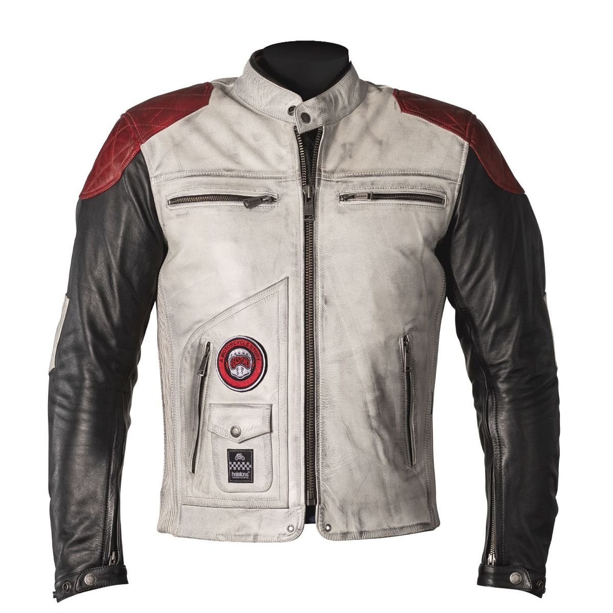 Blouson Helstons TRACKER CUIR RAG