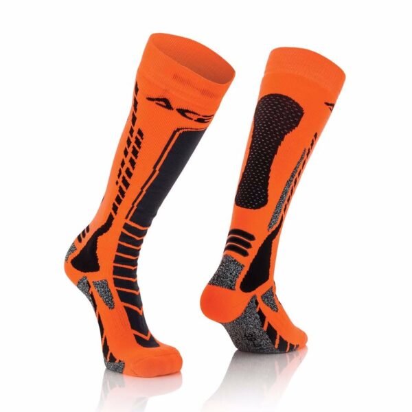 Chaussettes MX Acerbis MX-PRO BLACK FLUO ORANGE