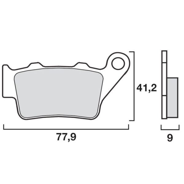 Plaquettes de freins Brembo Sinter Métal Fritté Racing avant/arrière (selon modèle)