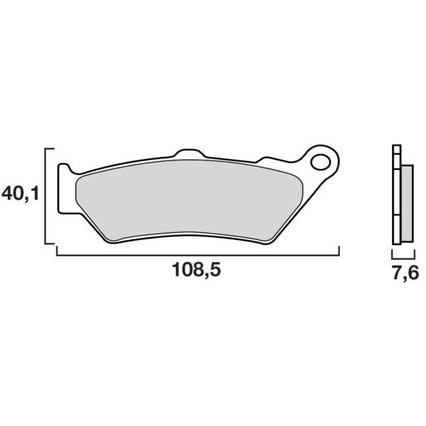 Plaquettes de freins Brembo Sinter Métal Fritté avant