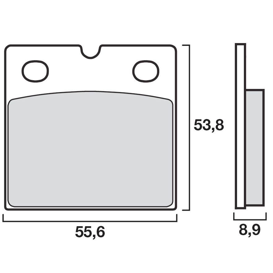 Plaquettes de freins Brembo Organique avant/arrière (selon modèle)