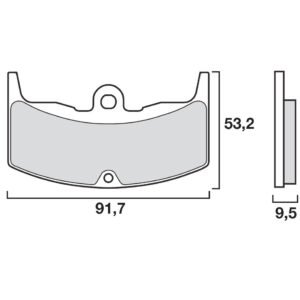 Plaquettes de freins Brembo Organique avant/arrière (selon modèle)