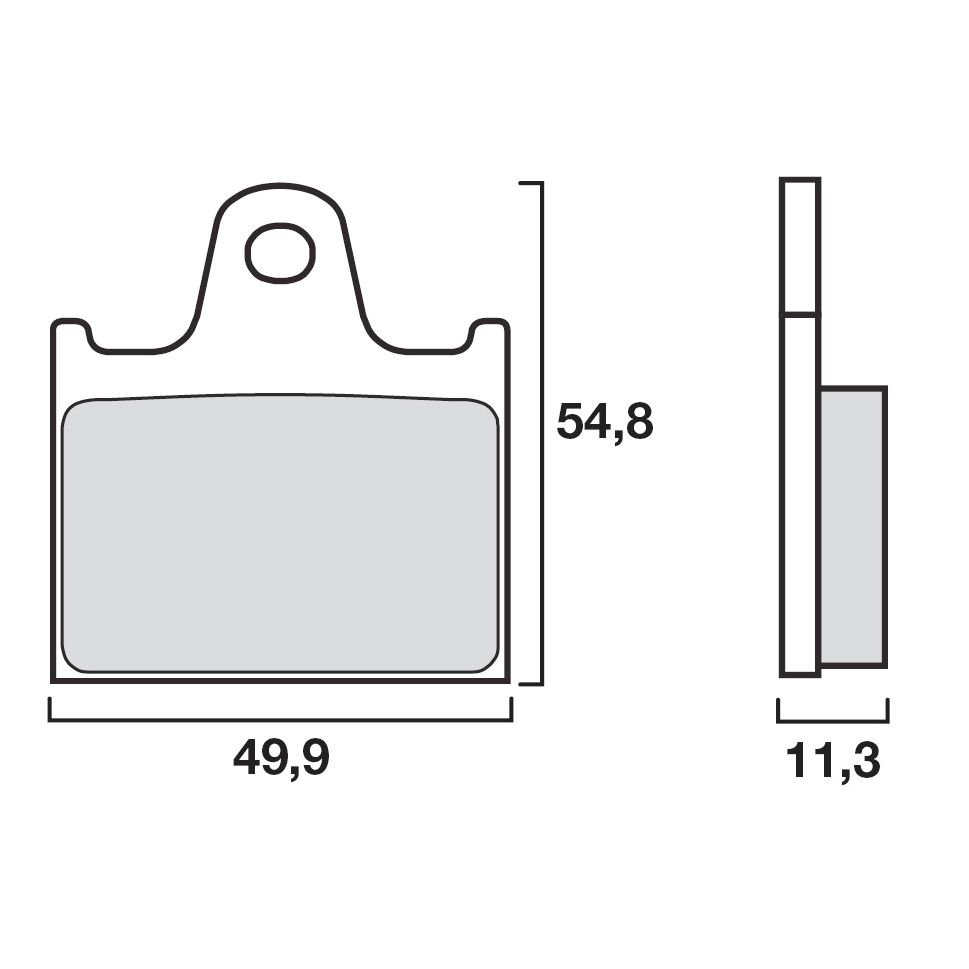 Plaquettes de freins Brembo Organique arrière