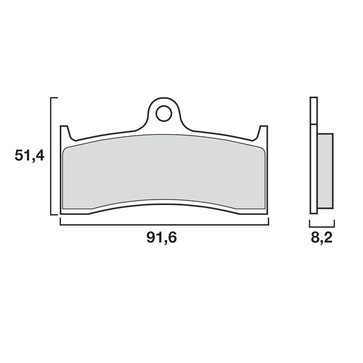 Plaquettes de freins Brembo Racing carbon avant