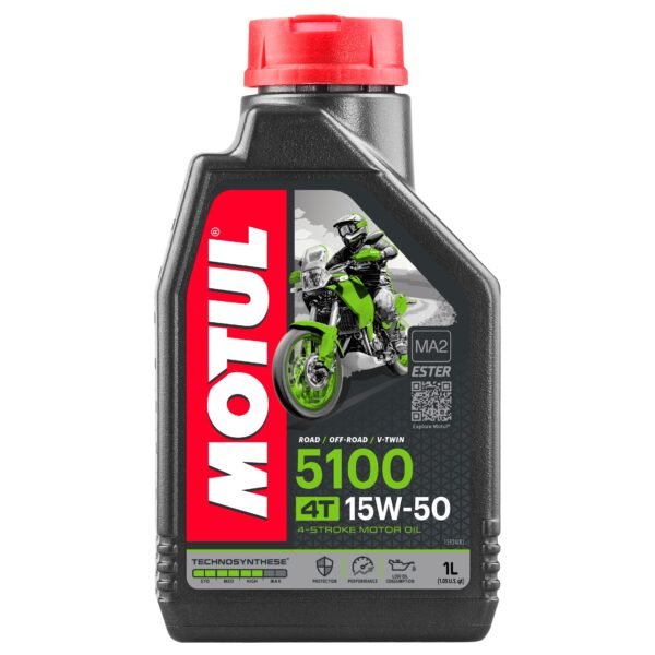Huile moteur Motul 5100 15W50 1L – Image 2