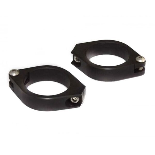 Support Clignotant Brazoline aluminium noirs diamètre 50 à 54 mm