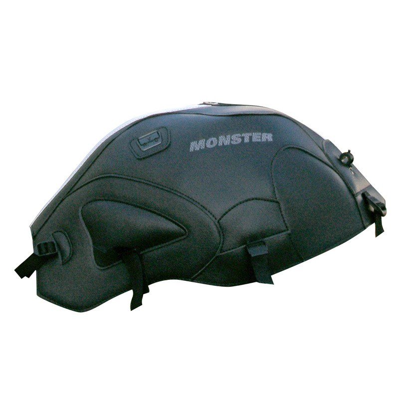 Tapis de réservoir Bagster Noir/Bande Blanche