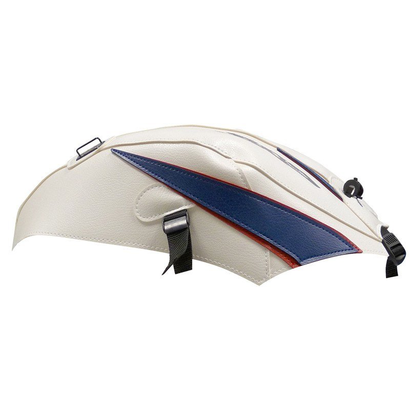 Tapis de réservoir Bagster Blanc/Pointes Bleues et Rouges