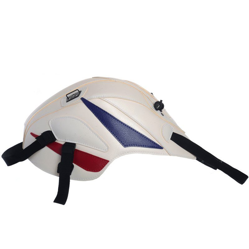 Tapis de réservoir Bagster Blanc/Pointes Bleues et Rouges