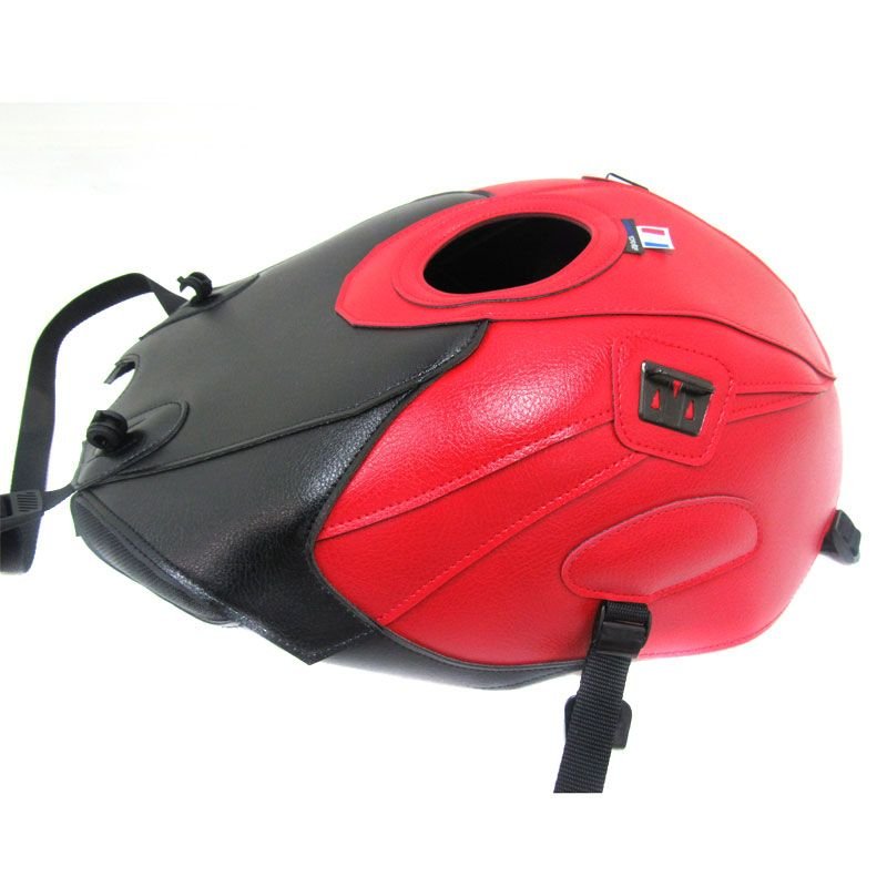 Tapis de réservoir Bagster NOIR/ROUGE/GRAINY NOIR MAT