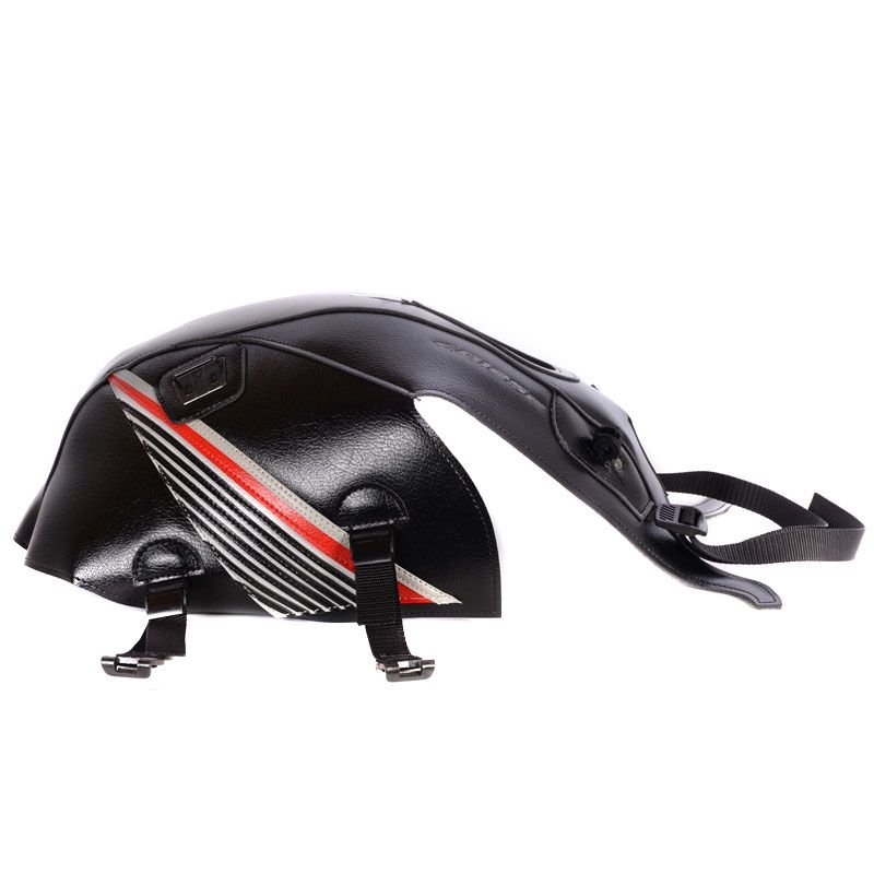 Tapis de réservoir Bagster Noir/Rouge/Noir/Gris