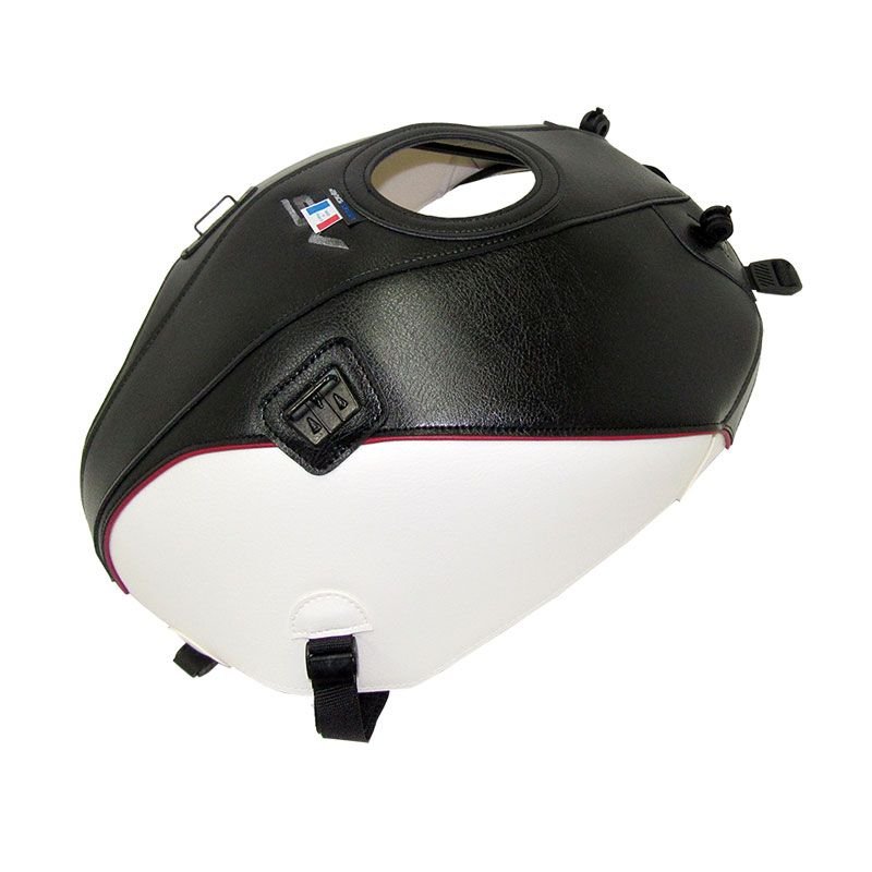 Tapis de réservoir Bagster Noir/Blanc/liseret rouge fonce