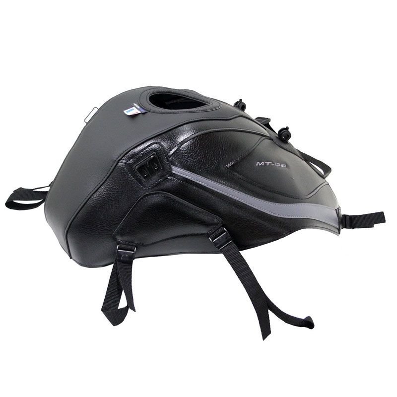 Tapis de réservoir Bagster NOIR MAT GRAINE/NOIR/DECO ORAGE