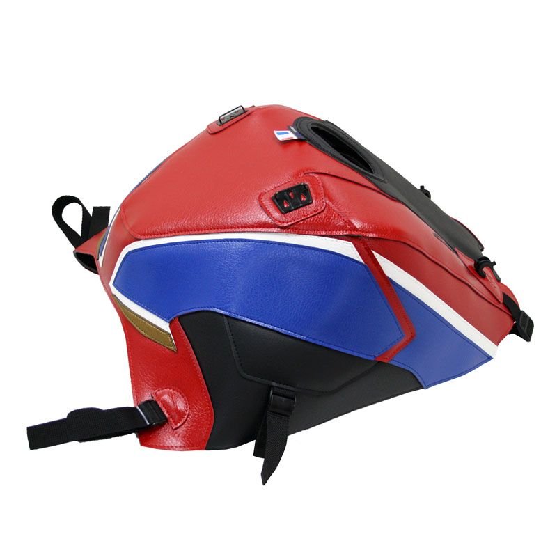 Tapis de réservoir Bagster NOIR MAT GRAINE/ROUGE/BLANC/GITANE/OR