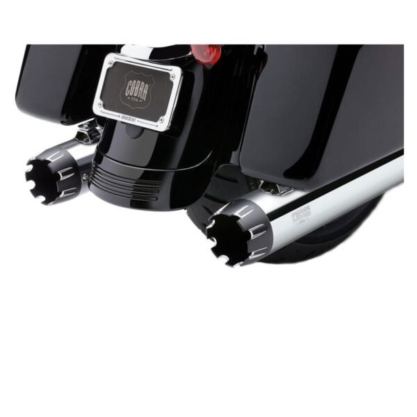 Silencieux Cobra SLIP-ON CHROME CONSTRAST CUT