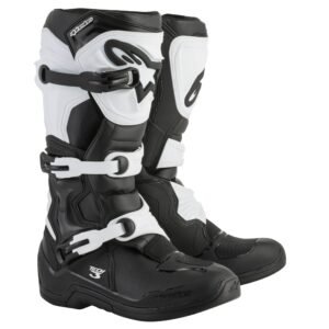 Bottes cross Alpinestars TECH 3 - BLACK WHITE 2023