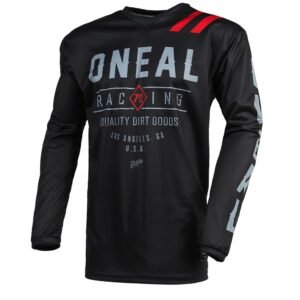 Maillot cross O'Neal DIRT - BLACK GRAY 2023