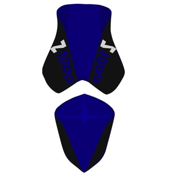 Housse de selle Bagster Bleu Marine/Noir/Lettres Bleues Marines et Blanches