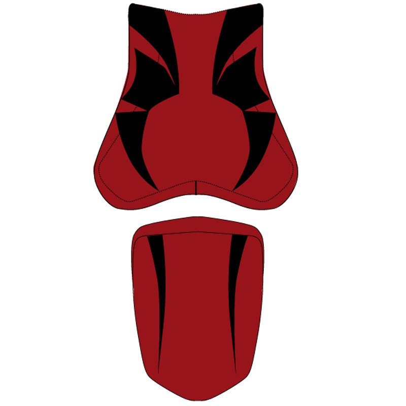 Housse de selle Bagster Rouge Foncé/Noir