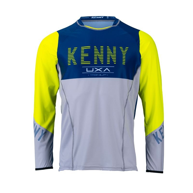 Maillot cross Kenny TITANIUM NAVY NEON YELLOW 2022