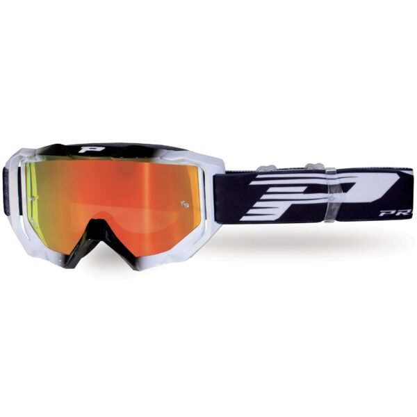 Masque cross Progrip VENOM MIRROR TWO 3200 - NOIR BLANC 2022