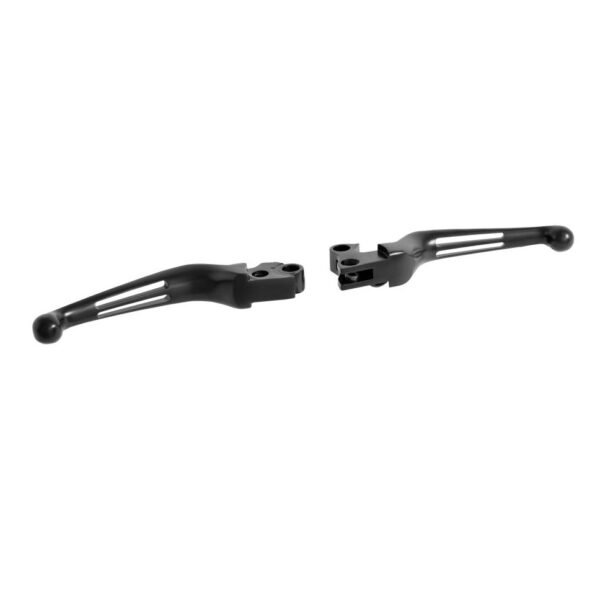 Leviers de frein et d'embrayage Highway Hawk Wide Blade avec fentes pour Harley davidson