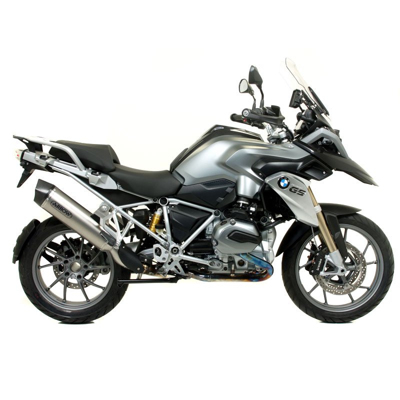 Silencieux Arrow Alu Maxi race-tech embout carbone