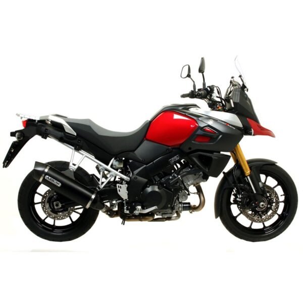 Silencieux Arrow Alu dark Maxi race-tech embout carbone