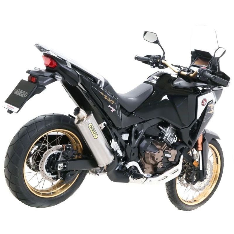 Silencieux Arrow Maxi Race tech Alu noir embout Inox