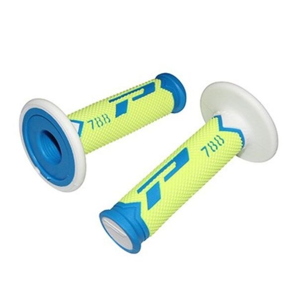 Poignées de guidon Progrip MX 788 TRICOLORE FLUO