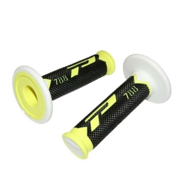 Poignées de guidon Progrip MX 788 TRICOLORE FLUO