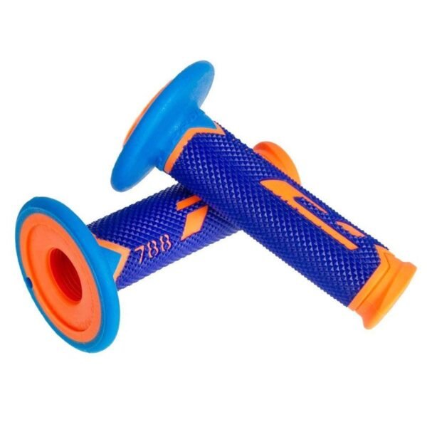 Poignées de guidon Progrip MX 788 TRICOLORE FLUO