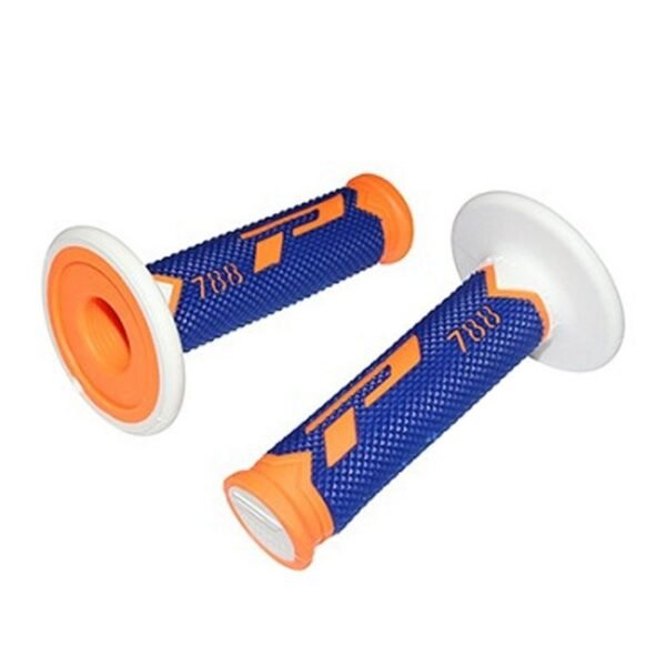 Poignées de guidon Progrip MX 788 TRICOLORE FLUO
