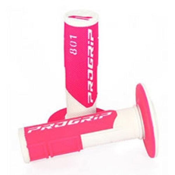 Poignées de guidon Progrip MX 801 fluo