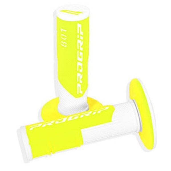 Poignées de guidon Progrip MX 801 fluo