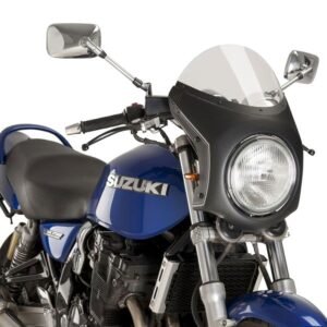 Bulle Puig RETRO- SEMI CARENAGE CARBONE DIAMETRE 195 MM UNIVERSELLE