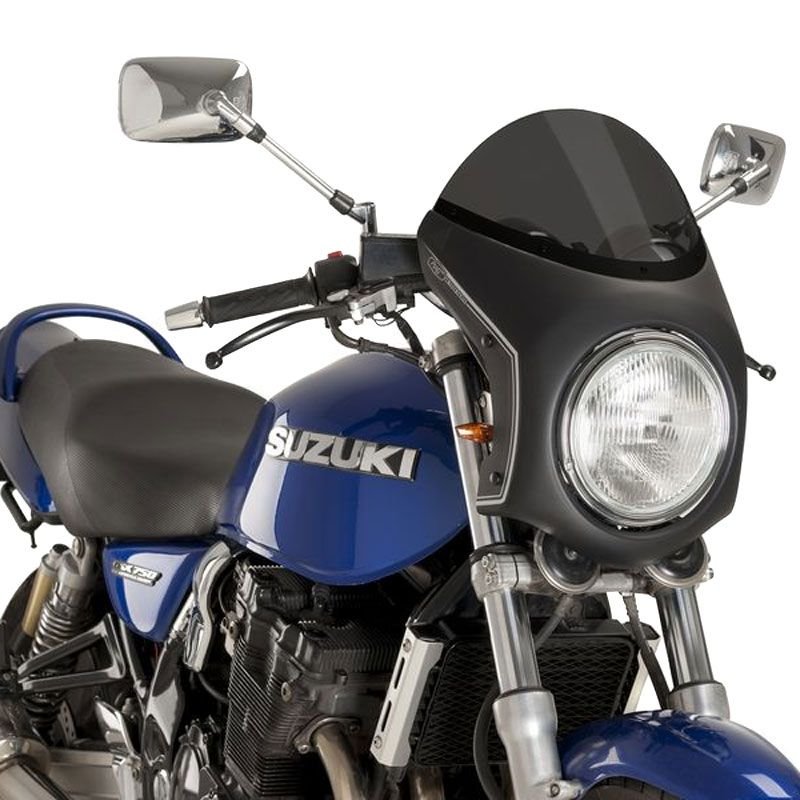 Bulle Puig RETRO- SEMI CARENAGE NOIR DIAMETRE 180 mm UNIVERSELLE