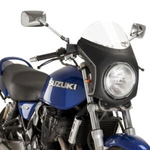 Bulle Puig RETRO- SEMI CARENAGE NOIR DIAMETRE 195 mm UNIVERSELLE