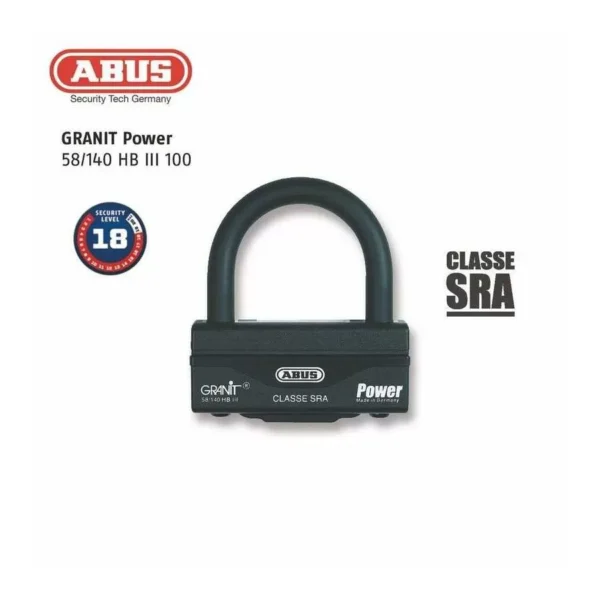 ANTIVOL U + CHAÎNE 58HB3+12KS120L - ABUS
