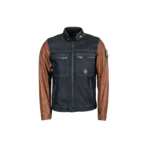 Blouson Winston Toile Coton-Cuir - Helstons