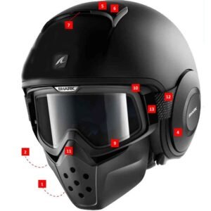 Coiffe Shark BAMBOO - DRAK / NANO