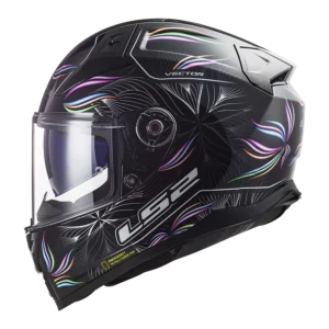 CASQUE INTÉGRAL FF811 VECTOR II TROPICAL BLACK WHITE - LS2