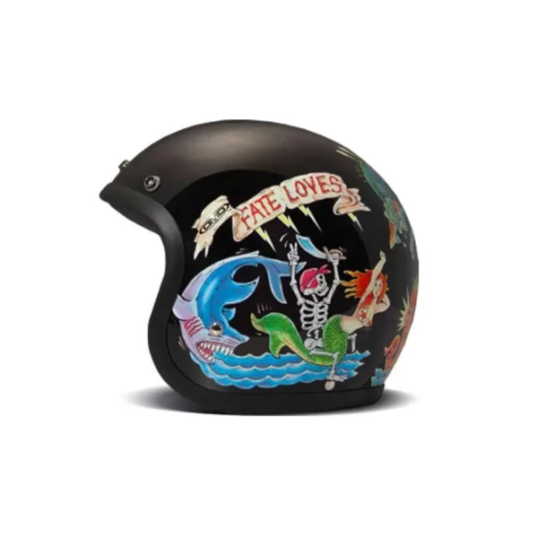 Casque Jet Vintage Fate - Dmd