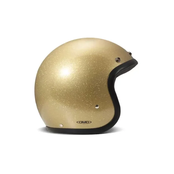 Casque Jet Vintage Glitter Gold - Dmd