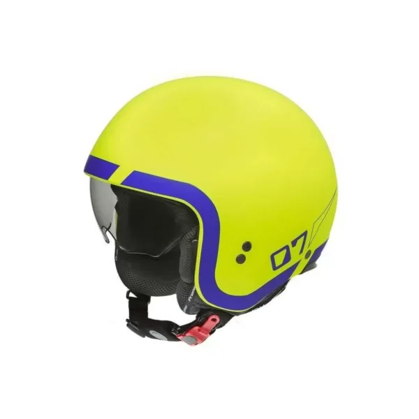 Casque Moto Jet Rocker Lnfluo Bm-Premier