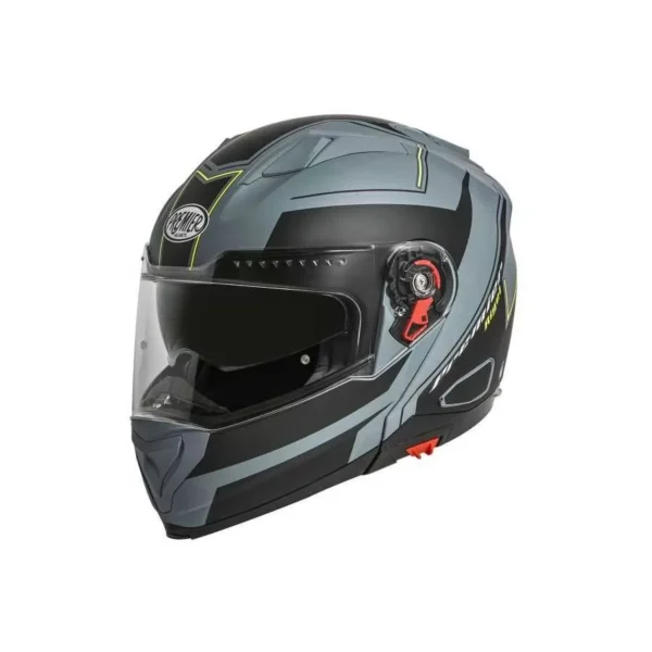 Casque Moto Modulable Delta Rgygreybm-Premier