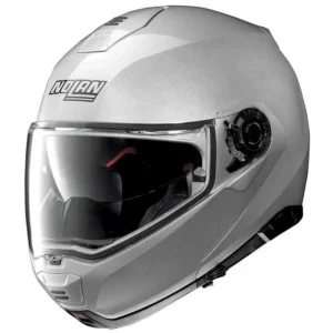 Casque Modulable Nolan N100 5 Classic N-Com Platinum Silver
