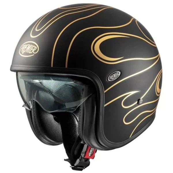 Casque Vintage Fr Gold Chromed Bm   - Premier