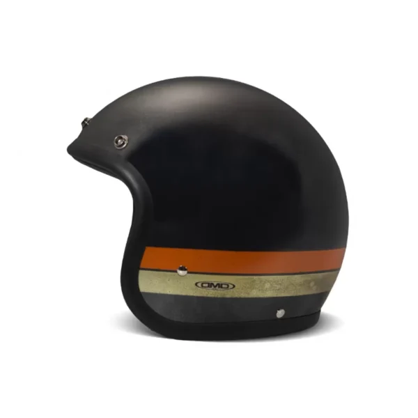 Casque Vintage Handmade Goldie Black - Dmd