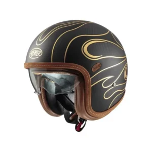 Casque  Vintage Platinum Carbon Fr Gold Chromed Bm - Premier